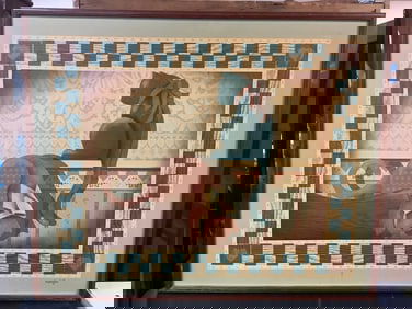 Framed and signed artwork(37in.x45in.)