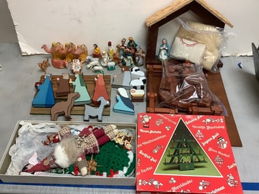 Christmas nativity sets(12in.tallest)