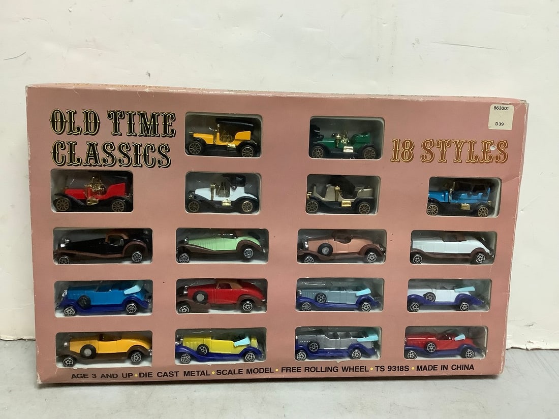 Vintage Old Time Classics die cast metal set(18 styles) (1 of 1)