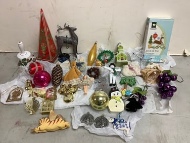 Christmas ornaments, Joys of the Season craft kit, and more