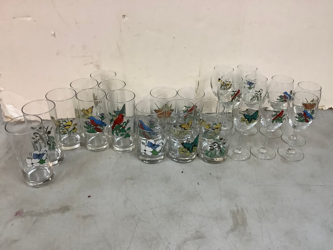 Various Decorative Glasses (Tallest - 7in) (1 of 1)