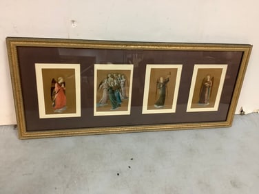 Framed Religious Artwork (26.25inx10.75in)