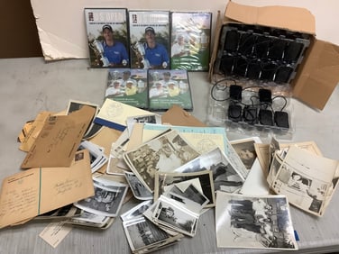 Security Tags, U.S. Golf DVD's, Vintage Photographs and more
