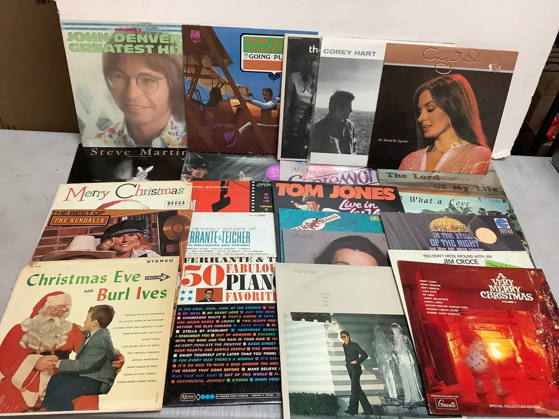 Vintage Records (Tom Jones, Steve Martin, John Denver, and more): Vintage Records (Tom Jones, Steve Martin, John Denver, and more)