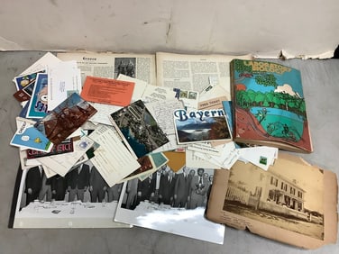 Vintage Book, Photographs, Postcards, and more