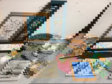 Various Decorative Wall Hangings and more (Largest - 6inx17in)