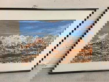 Framed and Signed Artwork (14inx20in)