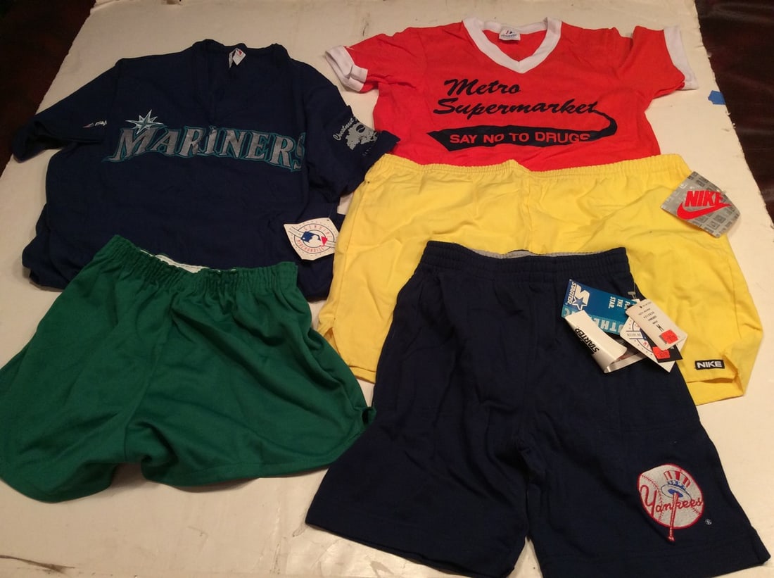 Vintage 1980's workout clothing(Majestic, Venus, Starter, Nike): Vintage 1980's workout clothing(Majestic, Venus, Starter, Nike)