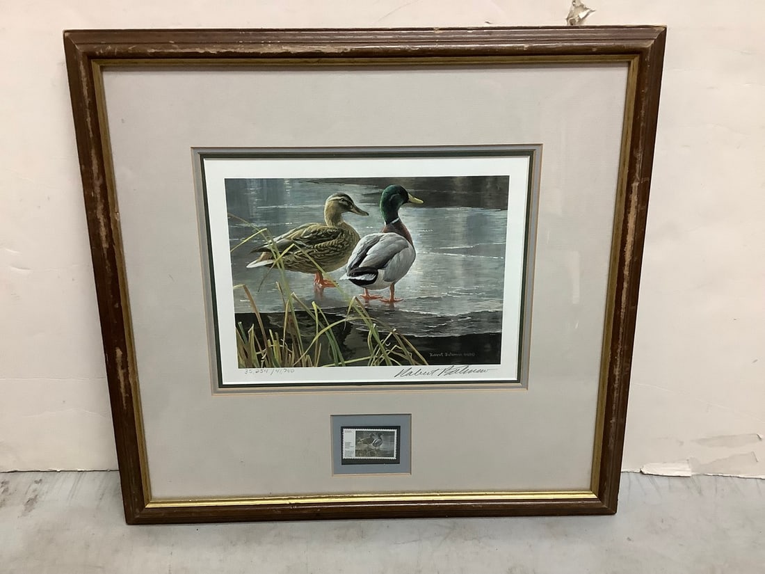 Framed and signed art print Robert Bateman(17.5in.x16.5in.) 35254/41740 (1 of 1)