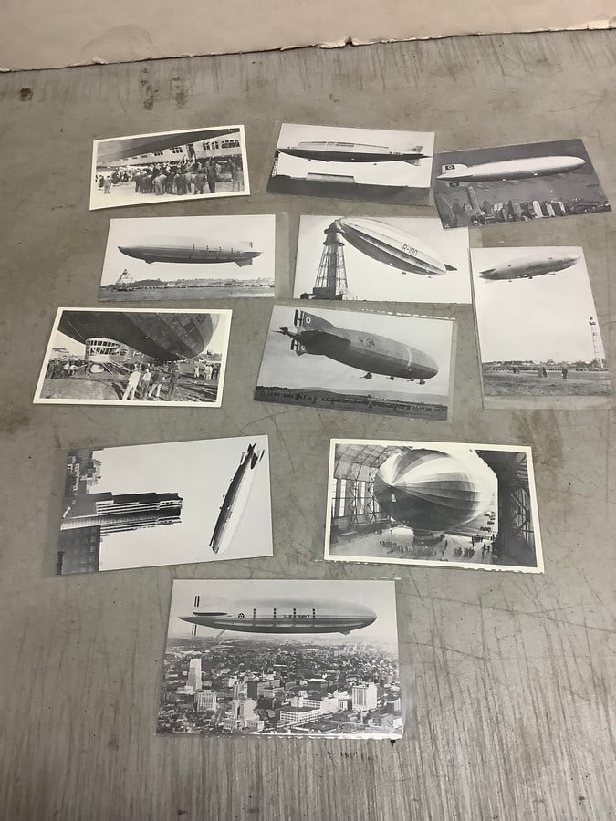 Vintage Nazi Zeppelin postcards: Vintage Nazi Zeppelin postcards