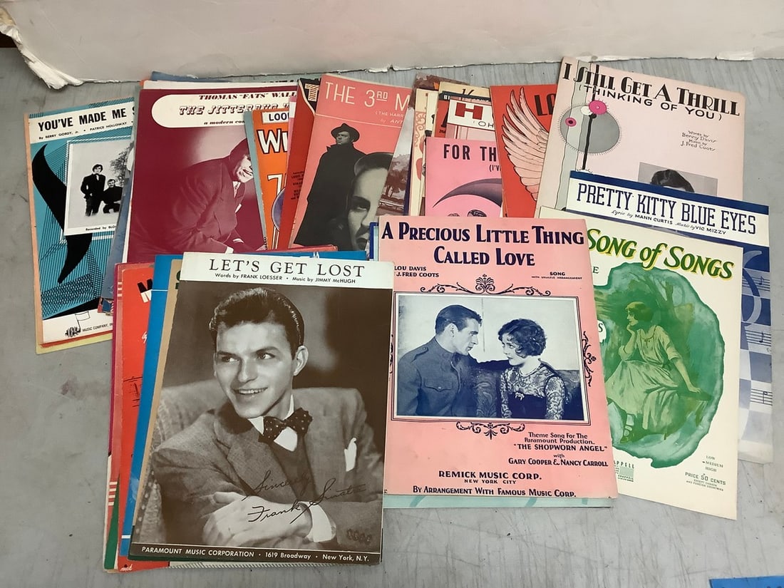 Vintage songbooks(The Song of Songs, Let's Get Lost, A Precious Little Thing Called Love) (1 of 1)