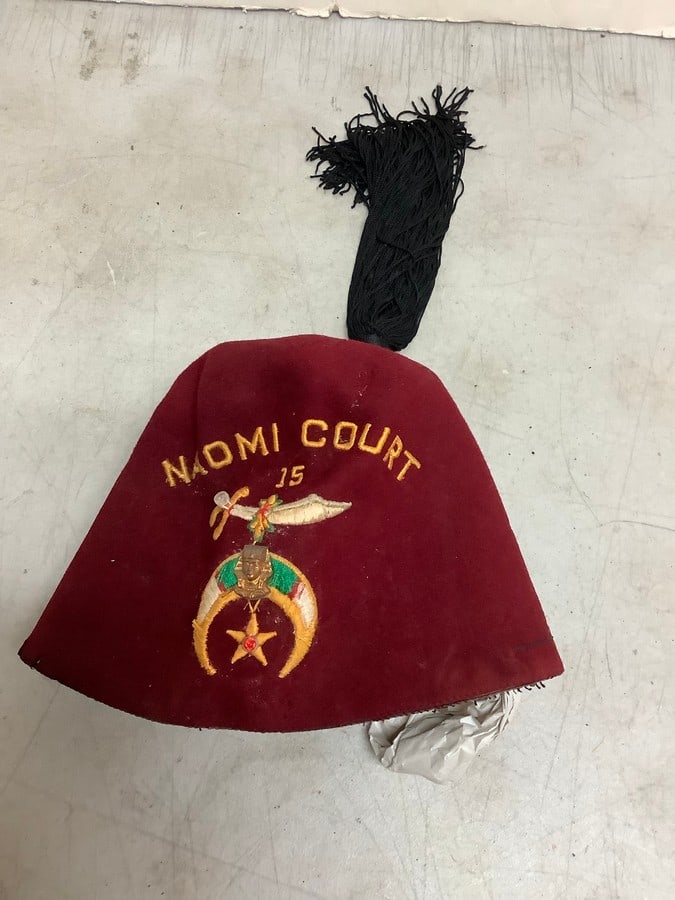 Vintage Fez Shriners Hat (1 of 1)