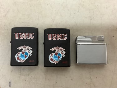 Set of 3 vintage lighters(Rogers, JBI)