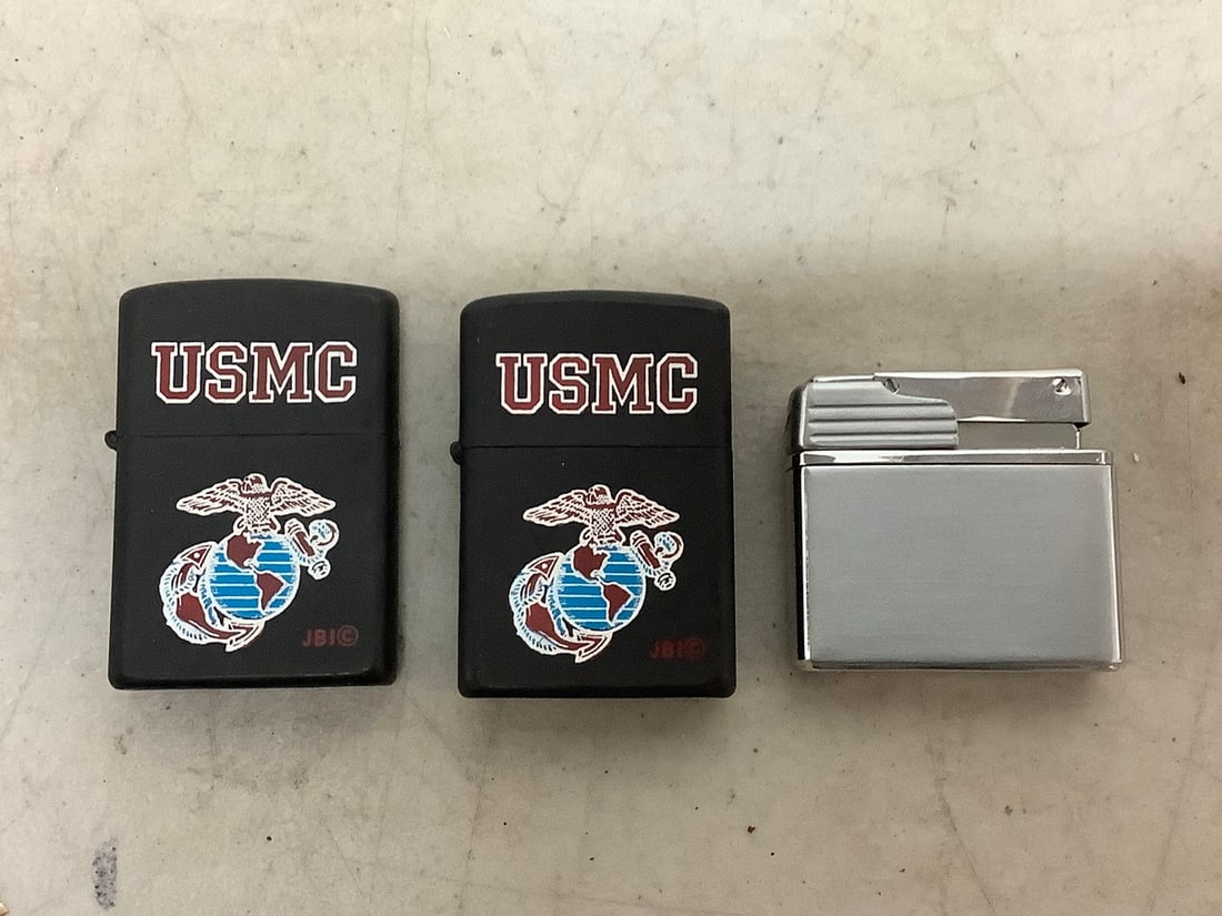 Set of 3 vintage lighters(Rogers, JBI): Set of 3 vintage lighters(Rogers, JBI)