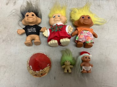 Vintage troll dolls