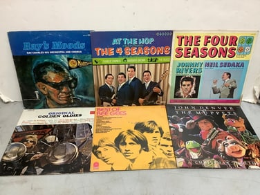 Vintage records(Bee Gees, John Denver & The Muppets, and more)