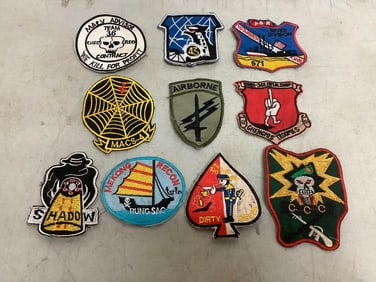 10 Original Vietnam War Unit Patches
