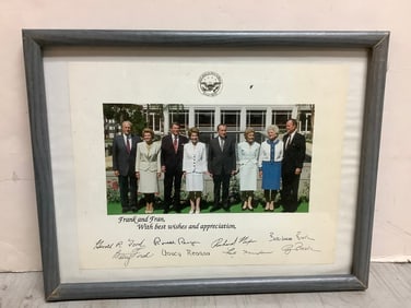 Framed Republican Senatorial Inner Circle Photograph with Signatures (10.75inx13.75in)