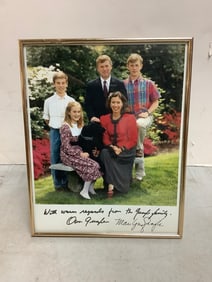 Framed Photograph With Signatures (8.25inx10.25in)