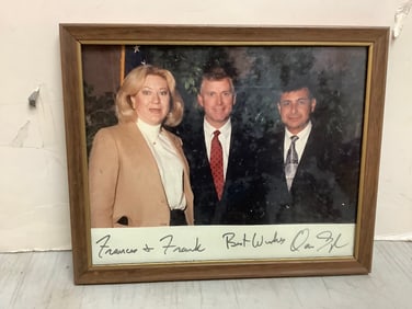 Framed Photograph With Signatures (9inx10.75in)