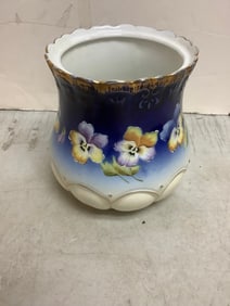 Antique PMM Germany Barvaria Porcelain Vase Jar (5.5in Tall)