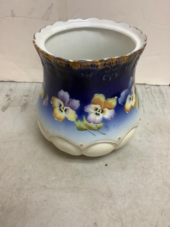 Antique PMM Germany Barvaria Porcelain Vase Jar (5.5in Tall): Antique PMM Germany Barvaria Porcelain Vase Jar (5.5in Tall)