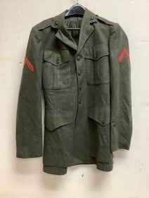 Vintage Green Service Uniform Jacket (No Size Available)