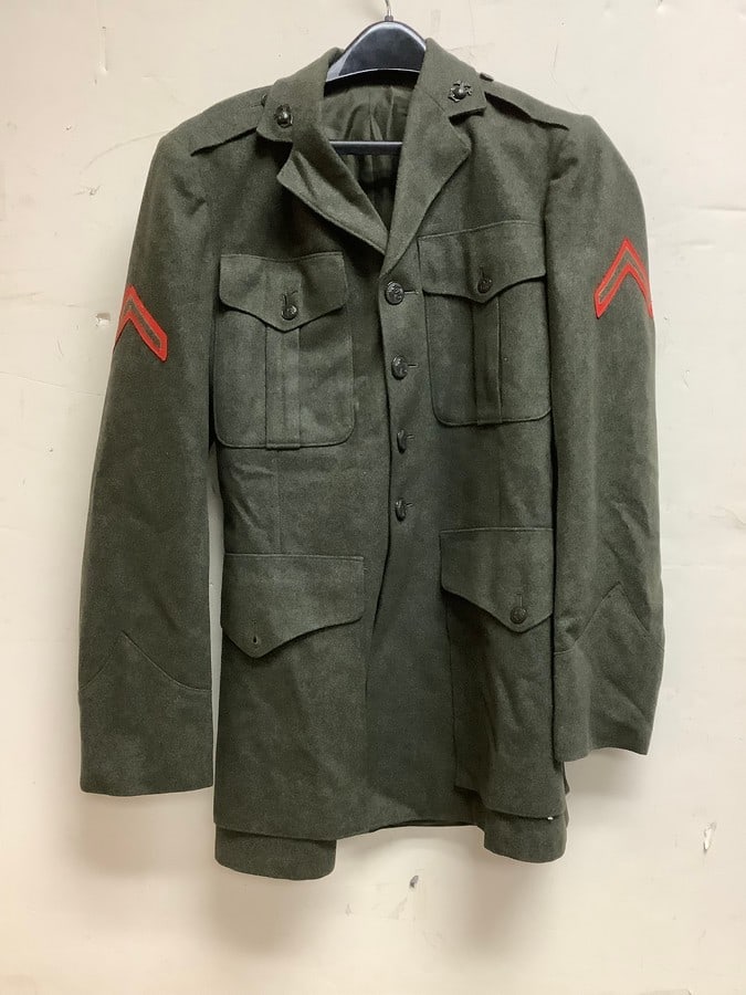 Vintage Green Service Uniform Jacket (No Size Available): Vintage Green Service Uniform Jacket (No Size Available)