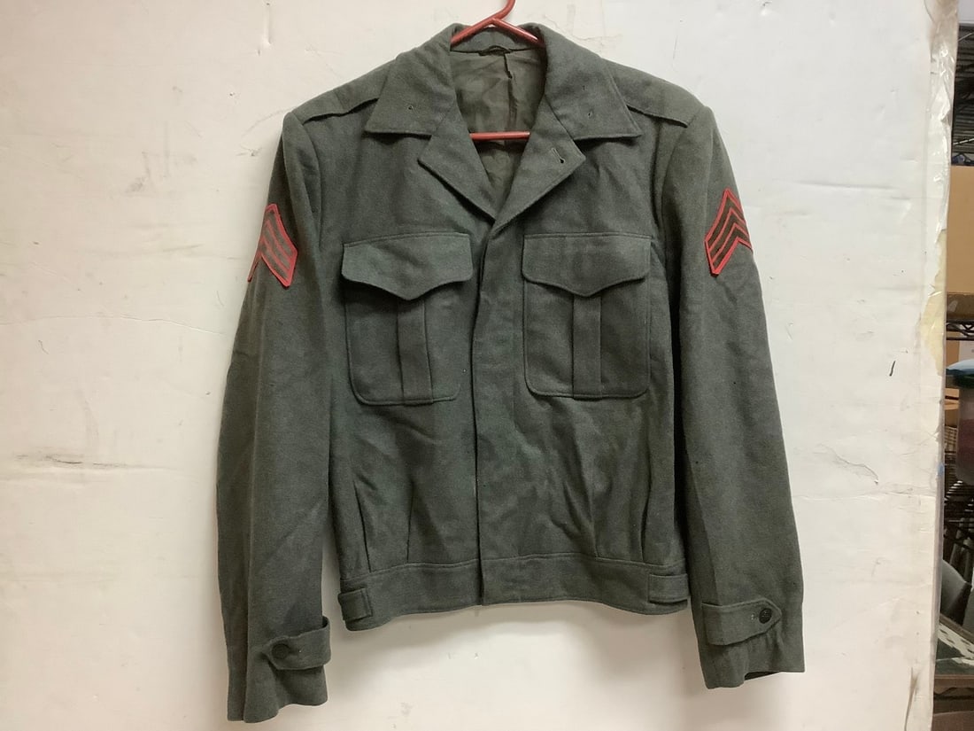 Vintage Green Service Uniform Jacket (No Size Available): Vintage Green Service Uniform Jacket (No Size Available)
