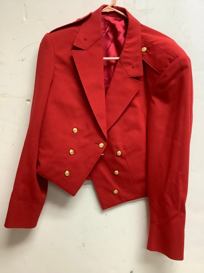 The Marine Shop Red Jacket (Size - 39S): The Marine Shop Red Jacket (Size - 39S)