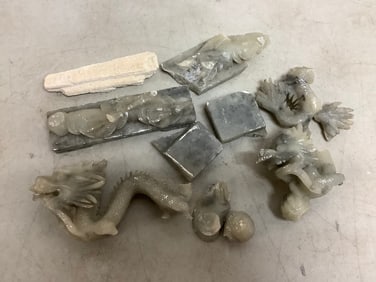 Vintage Antique Stone Decor *Damaged*
