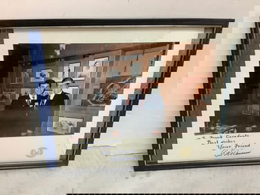 Framed Photograph With Signature (13inx17in)