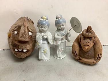 Price Ceramic Statues and Hand Carved Coconuts