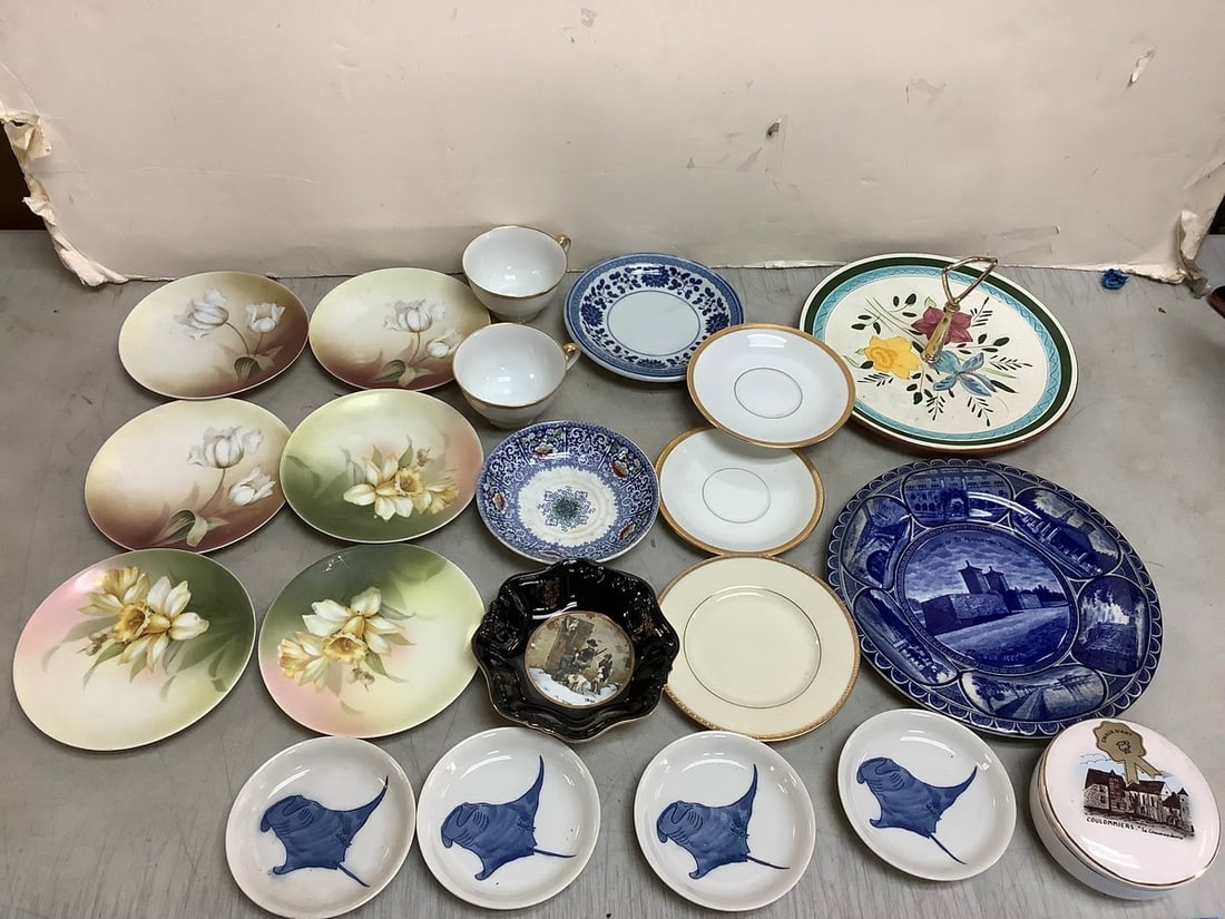 Decorative Ceramic Plates, Serving Tray(6in Tall), Cups and more (Staffordshire, Pasco, R&S and (1 of 1)