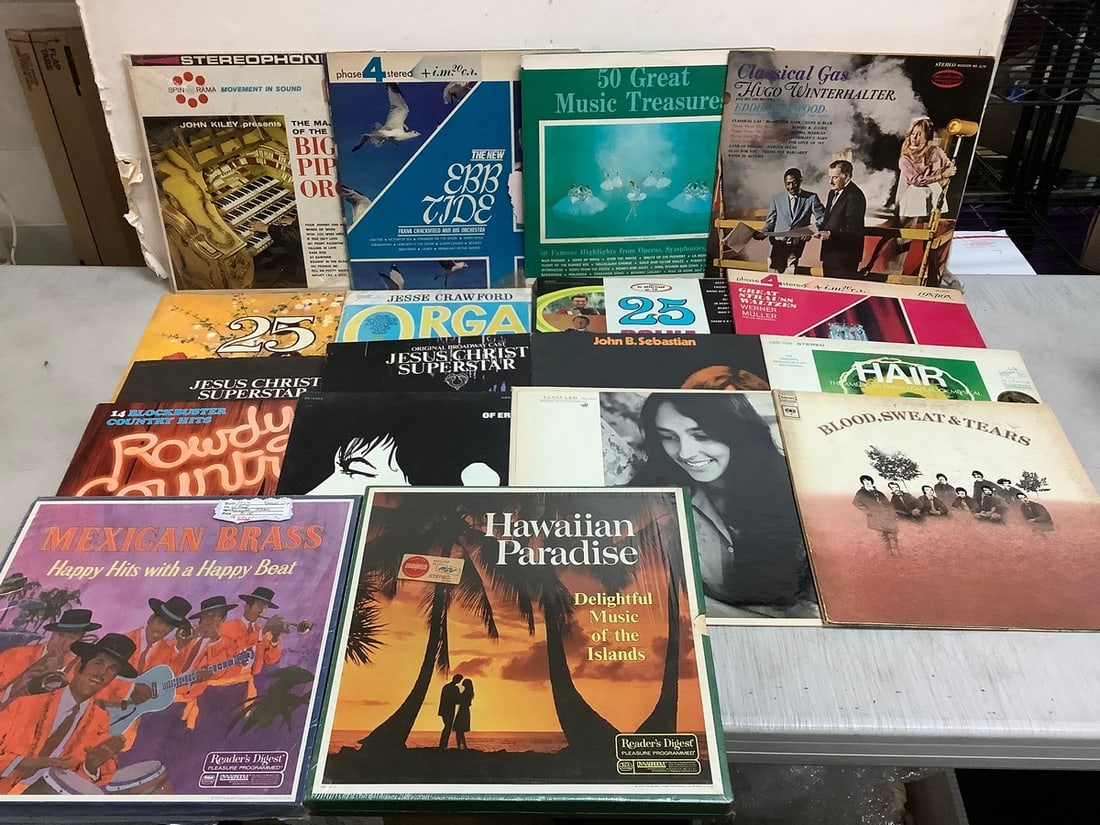 Vintage records(Werner Muller, John B. Sebastian, Joann Baez, and more) (1 of 1)