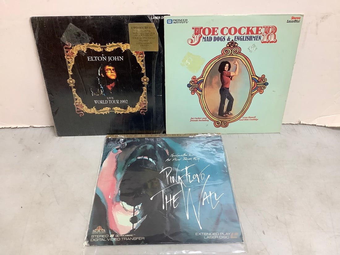 Vintage records(Elton John, Joe Cocker, and Pink Floyd-some sealed) (1 of 1)
