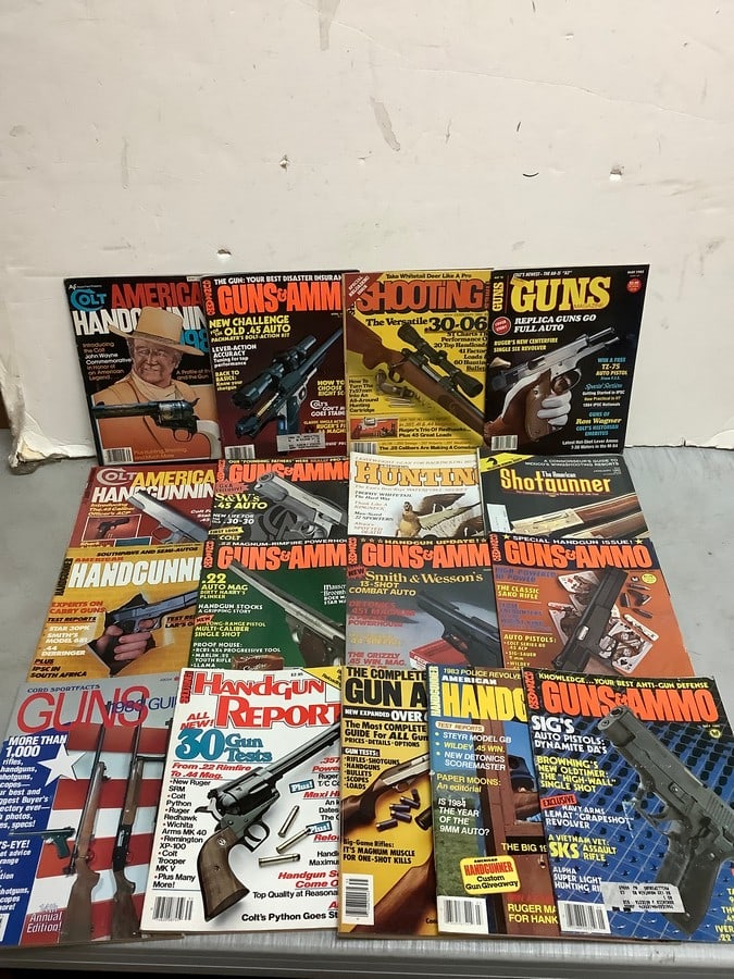 Vintage gun magazines(American Handgunning, Shotgunner, Shooting, and more): Vintage gun magazines(American Handgunning, Shotgunner, Shooting, and more)