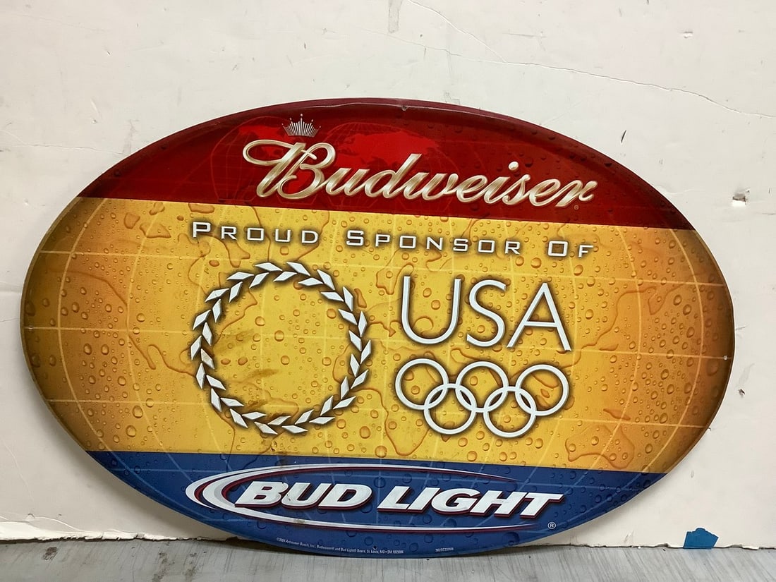 Budweiser/Bud Light wall advertisement(18.5in.x28in.) (1 of 1)