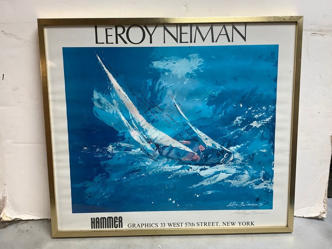 Framed and signed Leroy Neiman art print(26in.x30in.) (1 of 1)