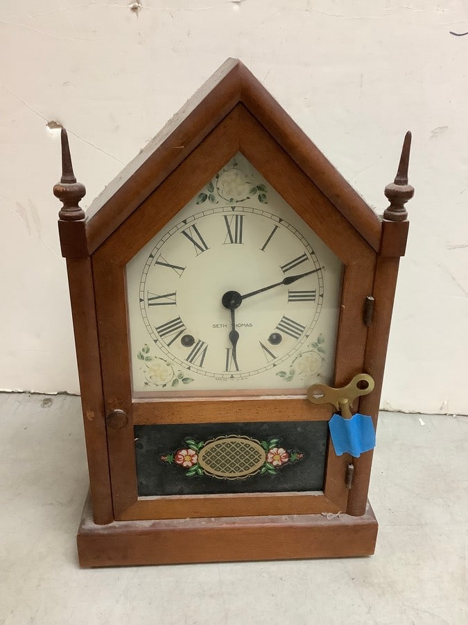 Seth Thomas clock(14.5in.tall) (1 of 1)