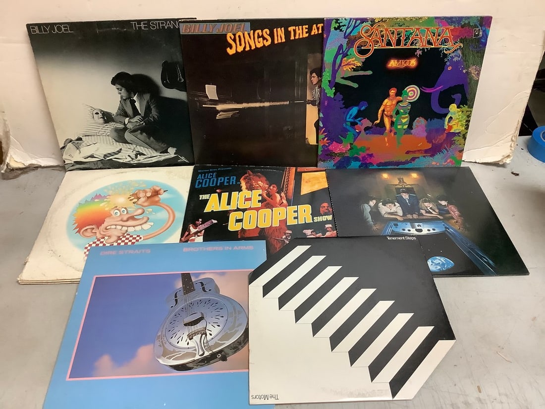 Vintage records(Alice Cooper, Santana, Billy Joel, and more): Vintage records(Alice Cooper, Santana, Billy Joel, and more)