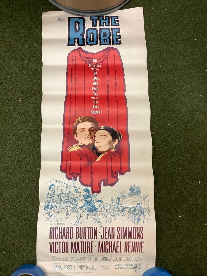 The Robe original movie poster(14in.x36in.): The Robe original movie poster(14in.x36in.)