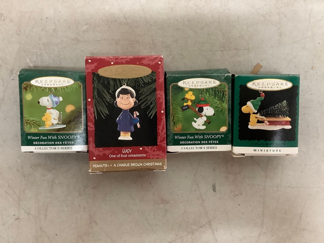 Various Hallmark Peanuts Ornaments (1 of 1)