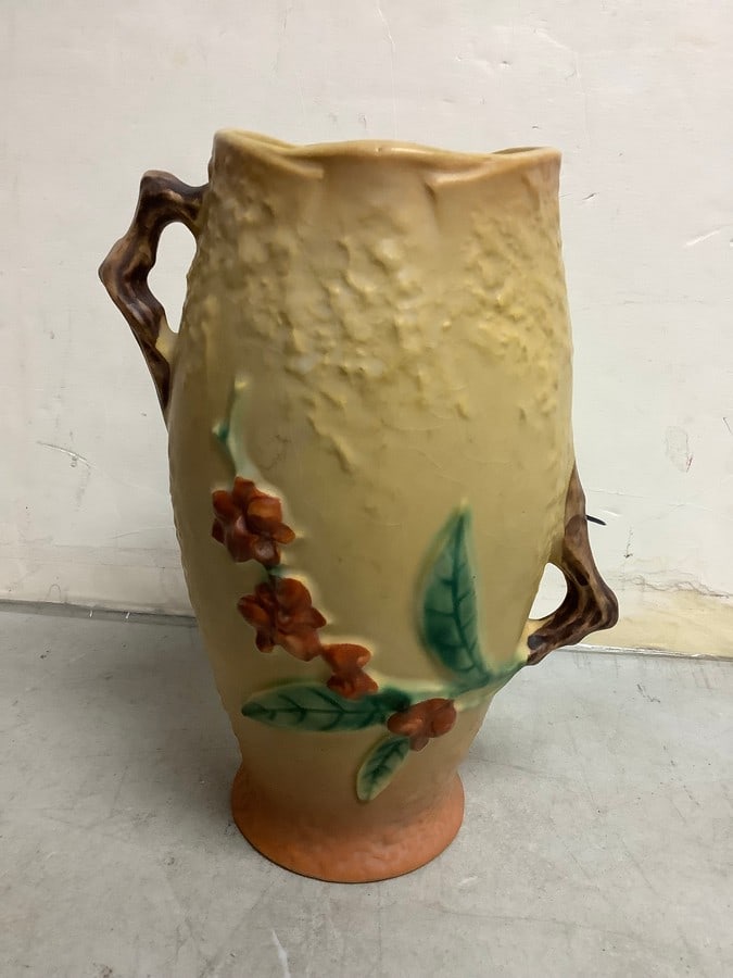 Vintage Rosevillle 1951 MCM Pottery Ceramics Vase(8.5in.tall) (1 of 1)
