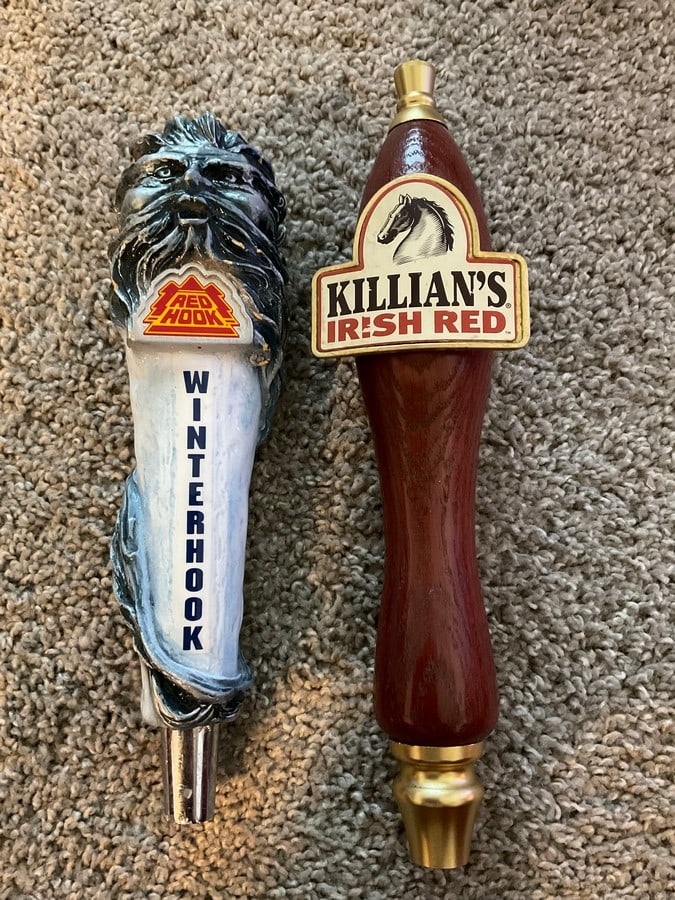 Lot of 2 Killian's Irish Red and Red Hook Winterhook (1 of 1)