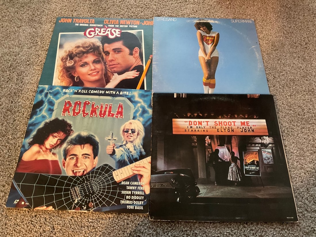 Lot of 4 Vintage Rock and Roll Records (1 of 1)