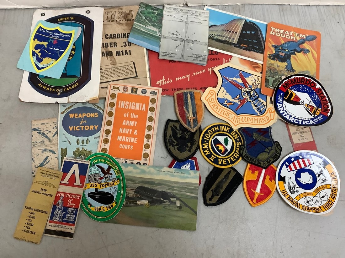 Military Ephemera and Patches (1 of 1)
