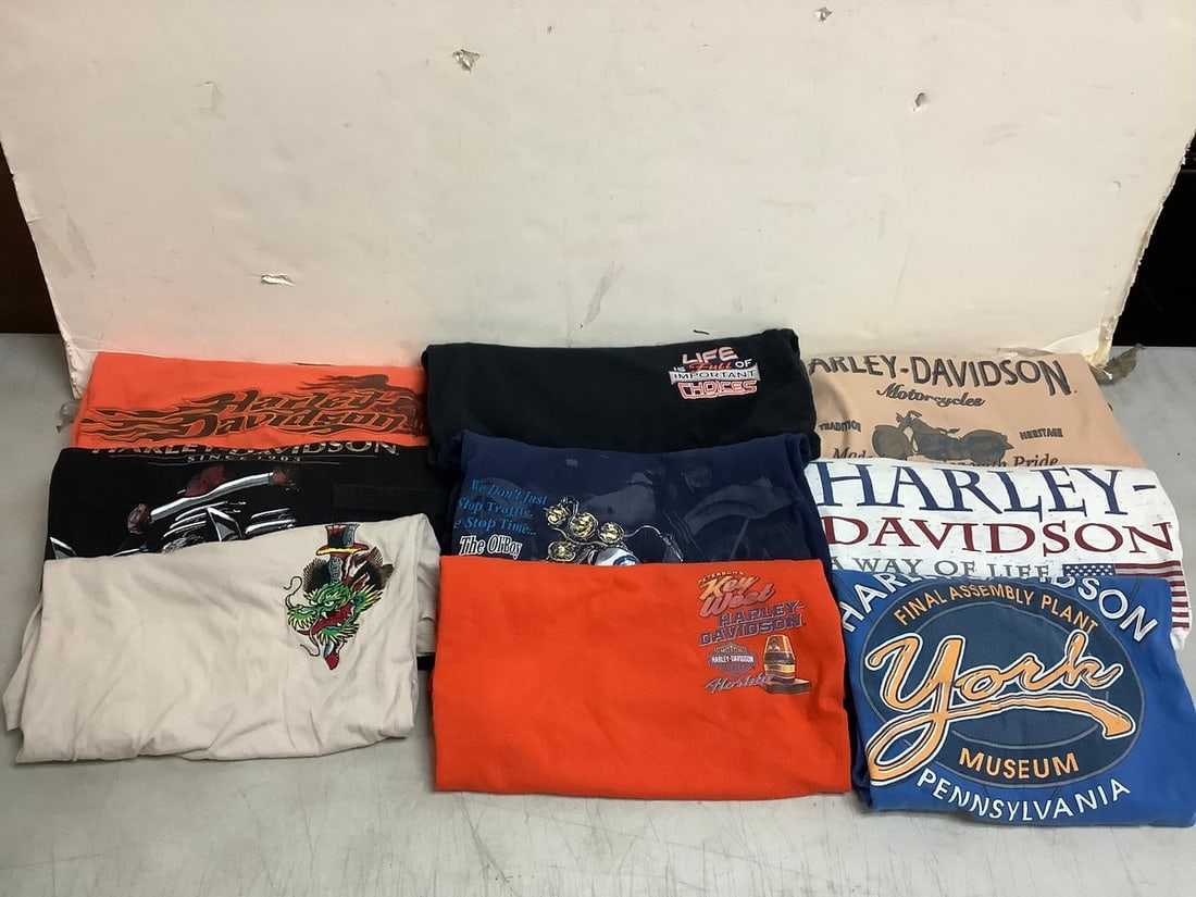 Various Harley Davidson T-shirts (1 of 1)