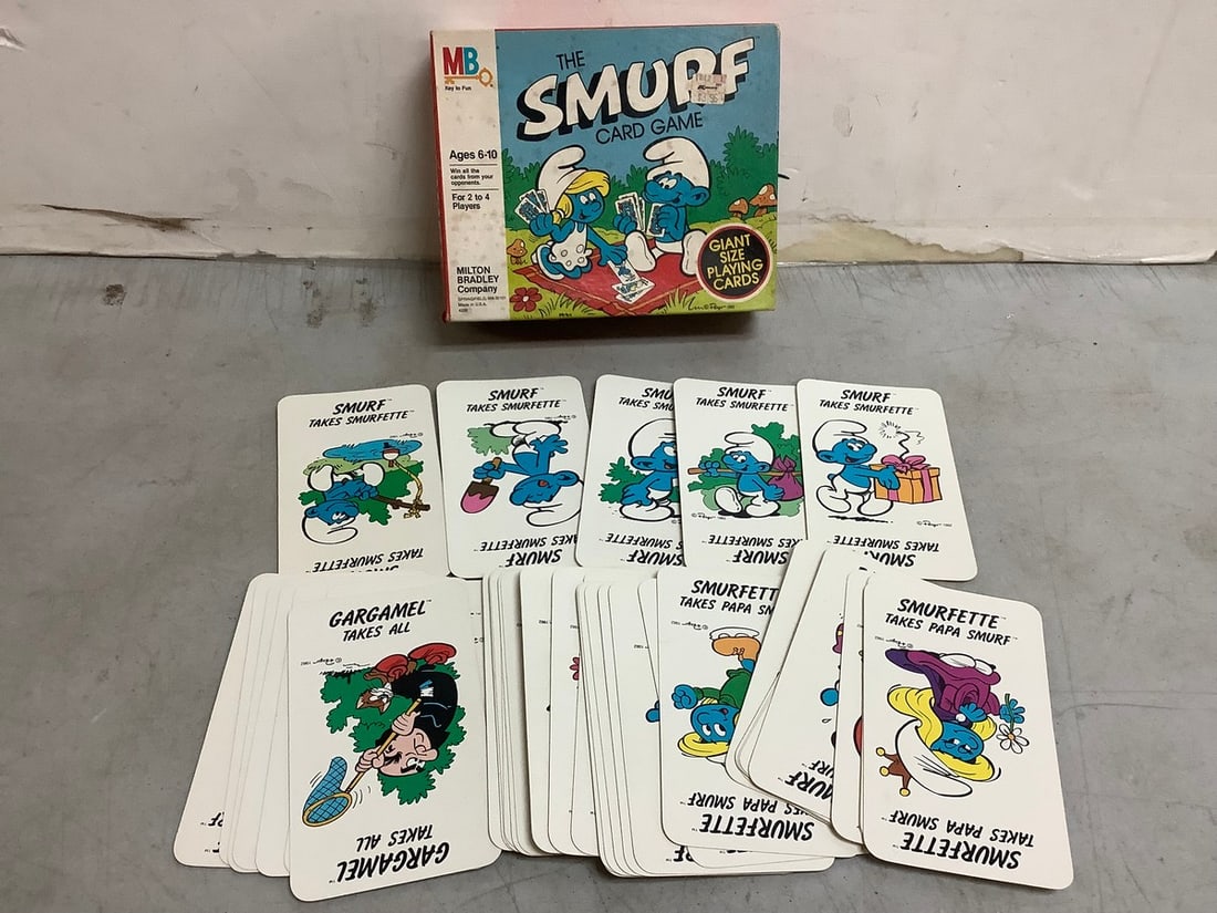 Vintage Smurf Card Game: Vintage Smurf Card Game