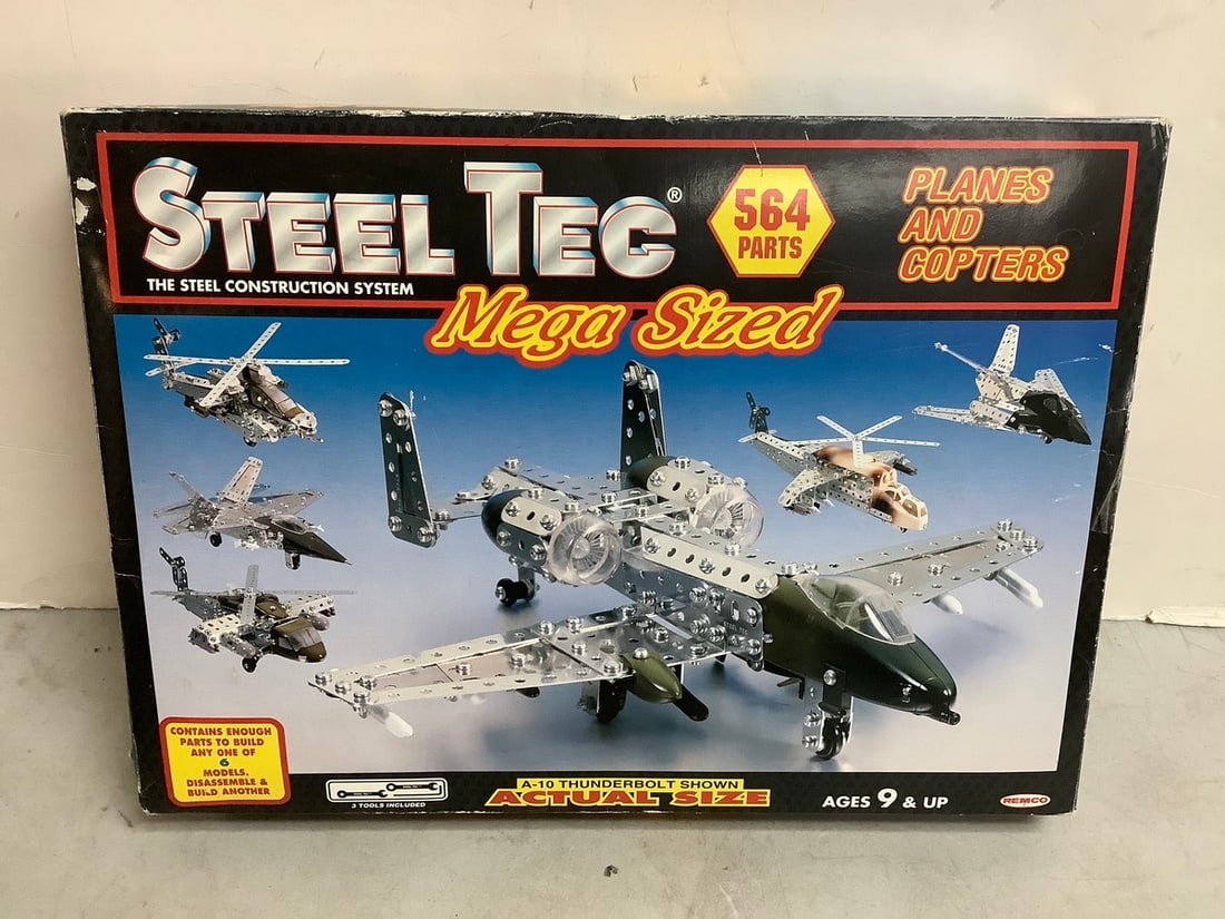 Steel Tec Mega Sized The Steel Construction System complete building kit set: Steel Tec Mega Sized The Steel Construction System complete building kit set